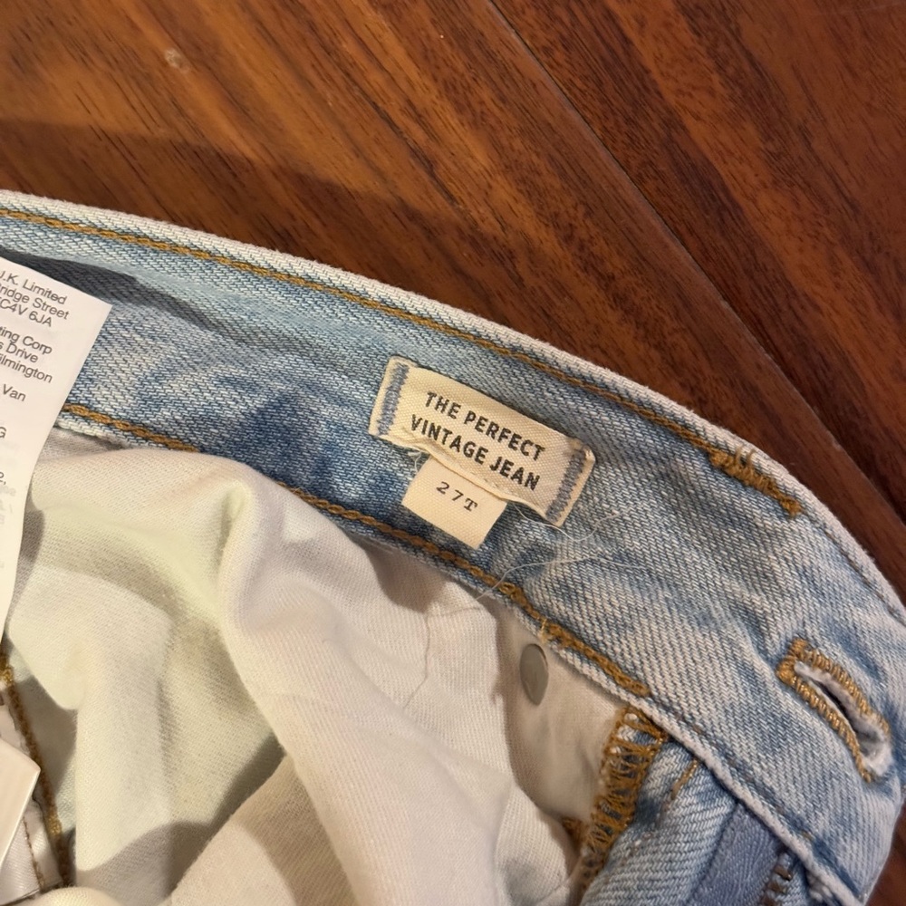 Madewell - Perfect Vintage Jean - Light Wash - 27T